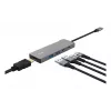 USB Type-C centrmezgls TRUST 26062 — HDMI + USB 3.2 Gen 1 Type-A & Type-C, Pelēks, 5 porti