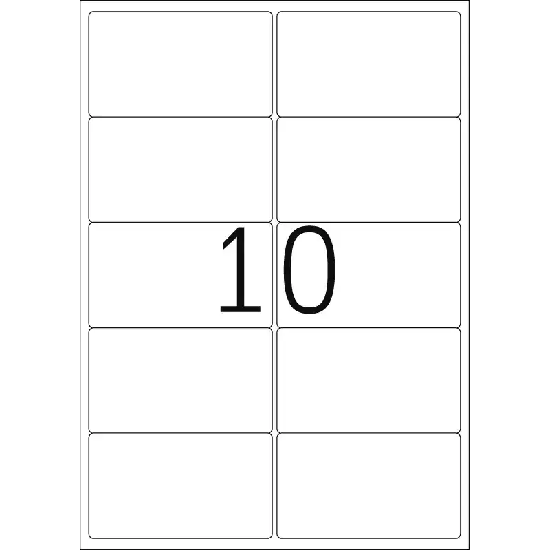 Adrešu etiķetes Premium HERMA A4 99,1x57 mm 1000 gab.