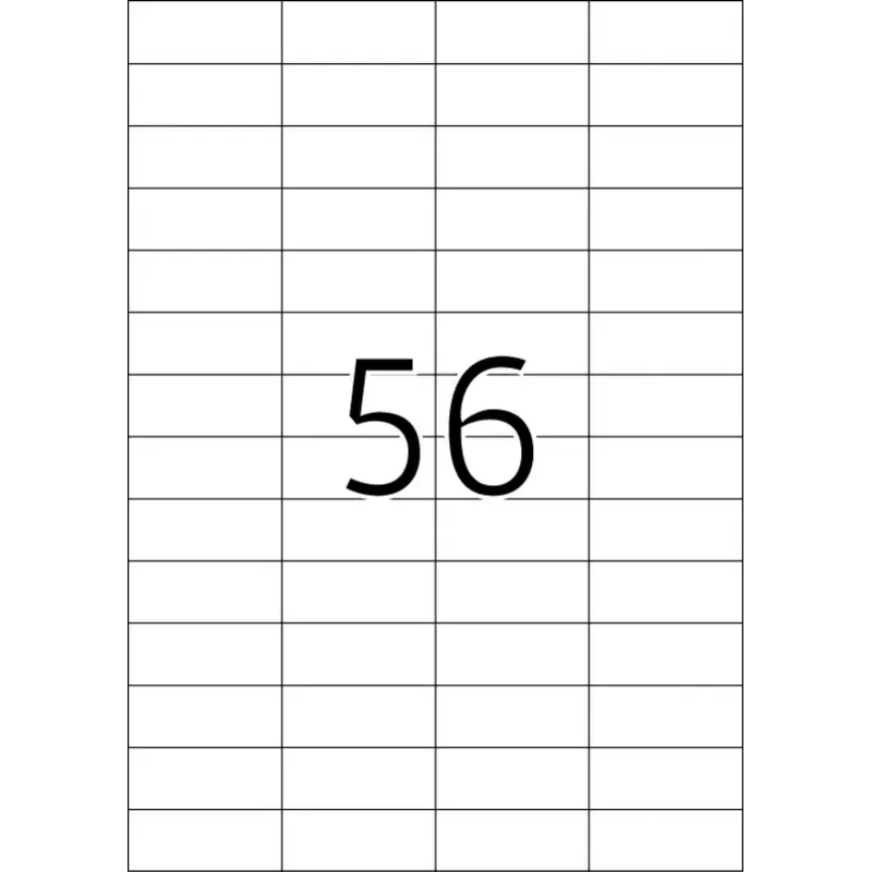 Pašlīmējošās printera etiķetes HERMA Labels Premium A4 52,5x21,2 mm