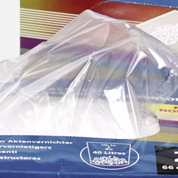 Rexel plastmasas atkritumu maisi platās ieejas smalcinātājiem 175L (100 iepakojumā)