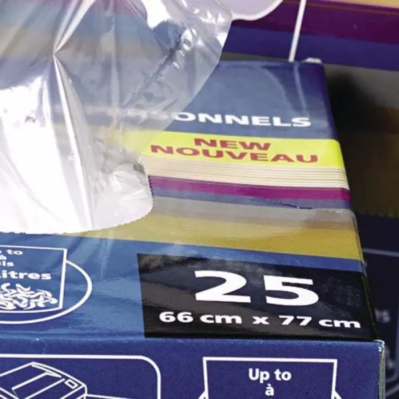 Rexel plastmasas atkritumu maisi platās ieejas smalcinātājiem 175L (100 iepakojumā)