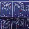 Rexel plastmasas atkritumu maisi platās ieejas smalcinātājiem 175L (100 iepakojumā)