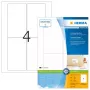Adrešu etiķetes Premium HERMA 4472 A4 78,7x139,7 mm 400 gab.