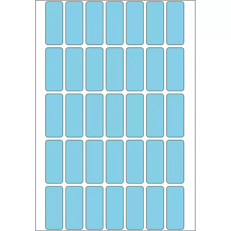 Daudzfunkciju etiķetes HERMA 12x30 mm zils papīrs matēts 1120 gab.