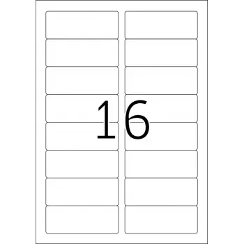Adrešu etiķetes Premium HERMA A4 88.9x33.8 mm 1600 gab.
