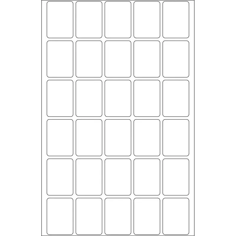 Daudzfunkciju uzlīmes HERMA 19x27 mm balts papīrs matēts rokrakstam