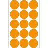 Daudzfunkciju uzlīmes HERMA 2274 luminiscējoši oranžas 32mm apaļas 360 gab.