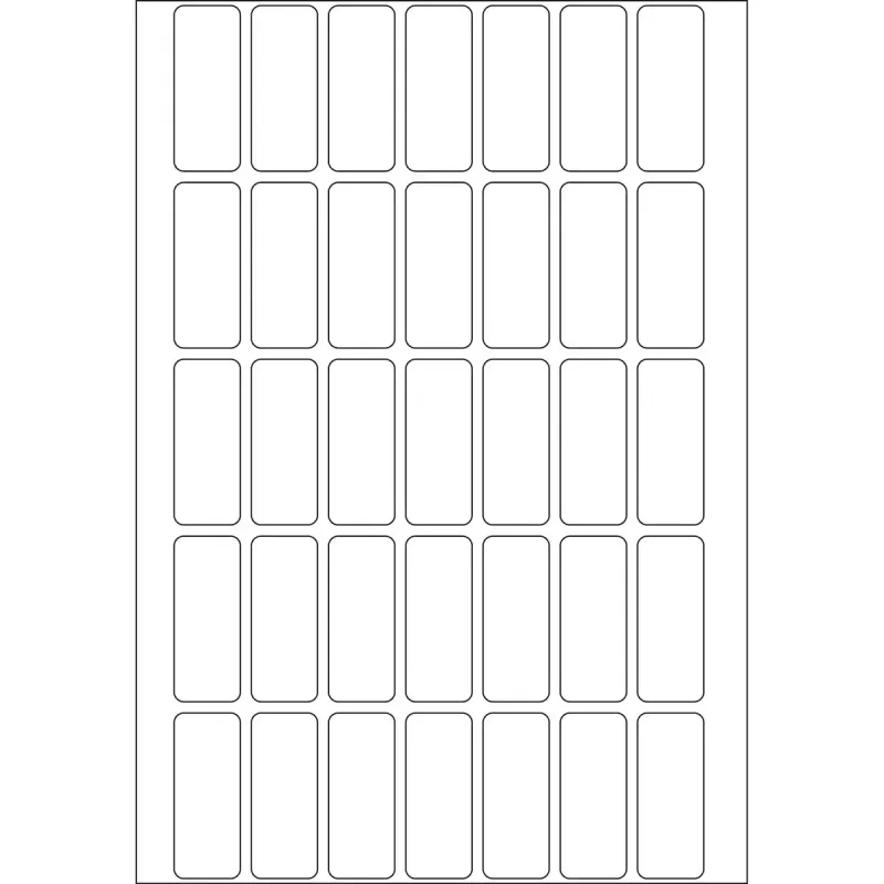 Daudzfunkciju uzlīmes HERMA 1120 gab. 12x30 mm balts matēts papīrs