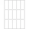 Daudzfunkciju etiķetes HERMA 20x50 mm balts matēts papīrs rokrakstam 480 gab.