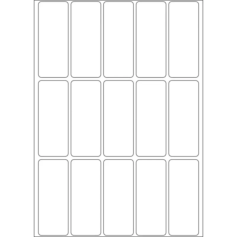 Daudzfunkciju etiķetes HERMA 20x50 mm balts matēts papīrs rokrakstam 480 gab.