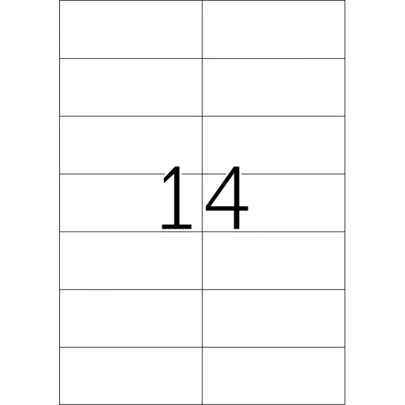 Pašlīmējošās printera uzlīmes HERMA Premium A4 105x42,3 mm 350 gab.