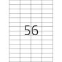 Noņemamās uzlīmes HERMA A4 52.5x21.2 mm baltas 1400 gab.