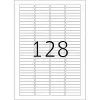 HERMA A4 slīdošās etiķetes 43,2x8,5 mm balts matēts papīrs 3200 gab.