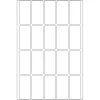 Daudzfunkcionālās etiķetes HERMA 19x40 mm balts matēts papīrs rokrakstam