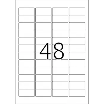Pašlīmējošā printera etiķete HERMA Labels A4 45,7x21,2 mm