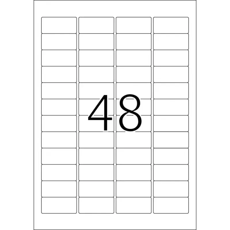 Pašlīmējošā printera etiķete HERMA Labels A4 45,7x21,2 mm