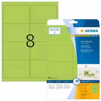 Uzlīmes HERMA Neon A4 99,1x67,7 mm 160 gab.