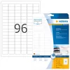 HERMA A4 tintes printeru etiķetes 30,5x16,9 mm 2400 gab.