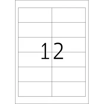 Pašlīmējošās printera etiķetes HERMA Labels Premium A4 97x42.3 mm