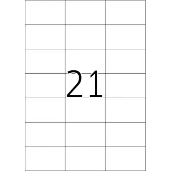 Pašlīmējošās printera uzlīmes HERMA Labels Premium A4 70x42,3 mm