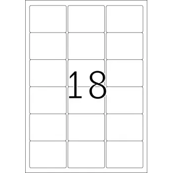 Adrešu uzlīmes Premium HERMA A4 63.5x46.6 mm 450 gab.