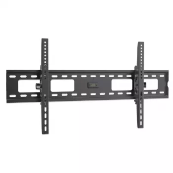 Manhattan sienas stiprinājums TV un monitoriem (sverams), 37-75 collu ekrāniem, VESA 200x200 līdz 800x400 mm, max 75 kg, melns