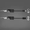 Lindy 60m USB 1.1 Cat.6 pagarinātājs Basic, tīkla raidītājs un uztvērējs, 60 m, 12 Mbit/s, Cat5e, Cat6, melns, plastmasa