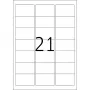 HERMA pārvietojamās adrešu etiķetes 63,5x38,1 mm 2100 gab.