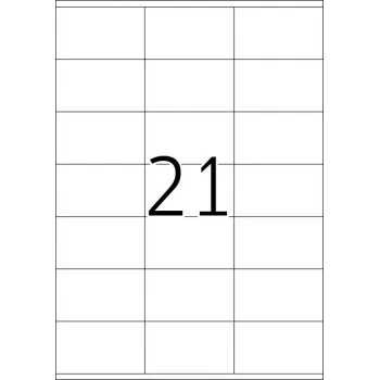 Pašlīmējošas printera etiķetes HERMA Labels Premium A4 70x41 mm 2100 gab.