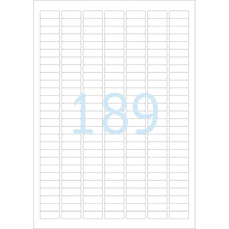Pašlīmējošās printera uzlīmes HERMA Labels A4 25,4x10 mm balta matēta papīra īpaši spēcīga saķere 4725 gab.