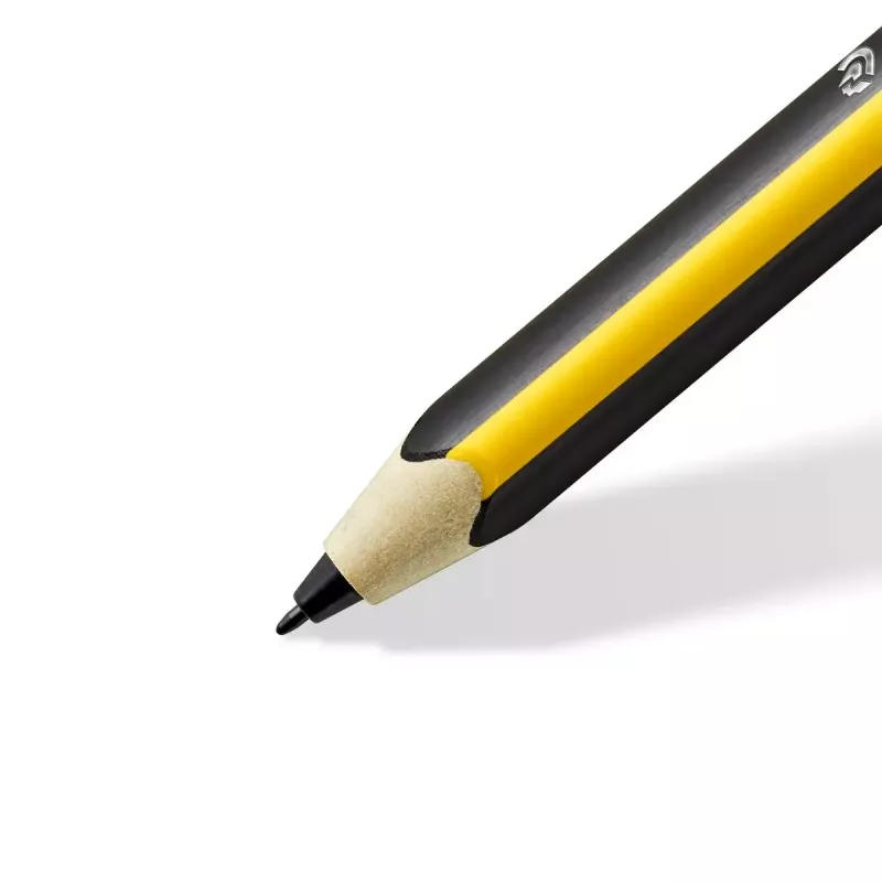 Stilus pildspalva Staedtler 180J 22-1 Melna Dzeltena