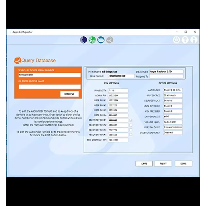 USB Hub Apricorn Aegis Configurator AP-CONFIG-KIT-EMEA