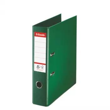 Esselte No.1 Lever Arch File PP, 30% pirmslietošanas pārstrādāta folija, A4, zaļš