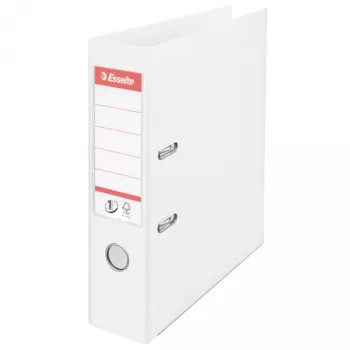 Esselte No.1 VIVIDA Lever Arch File PP, A4, balts, no 30% pārstrādāta PP