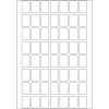 Daudzfunkciju etiķetes HERMA 12x18 mm baltas, noņemamas, matēts papīrs