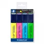 Marķieris Staedtler Textsurfer classic 364 ar slīpo galu Zils Zaļš Rozā Dzeltens