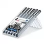Finelaineris Staedtler 308 SB6P Melns 6 gab.