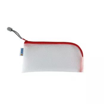 Penālis HERMA 20002 Hard EVA Sarkans Caurspīdīgs 110x230mm