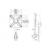 Multibrackets M Deskmount XL Black – galda stiprinājums lieliem ekrāniem
