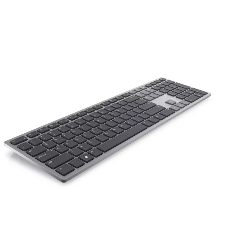 DELL Pro Plus Keyboard KB700 — Pan-Nordic (QWERTY) — pilnizmēra bezvadu Bluetooth tastatūra, pelēka