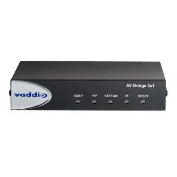 Vaddio AV Bridge 2x1 – HDMI/Dante audio-video mikseris, 1080p60