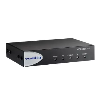 Vaddio AV Bridge 2x1 – HDMI/Dante audio-video mikseris, 1080p60