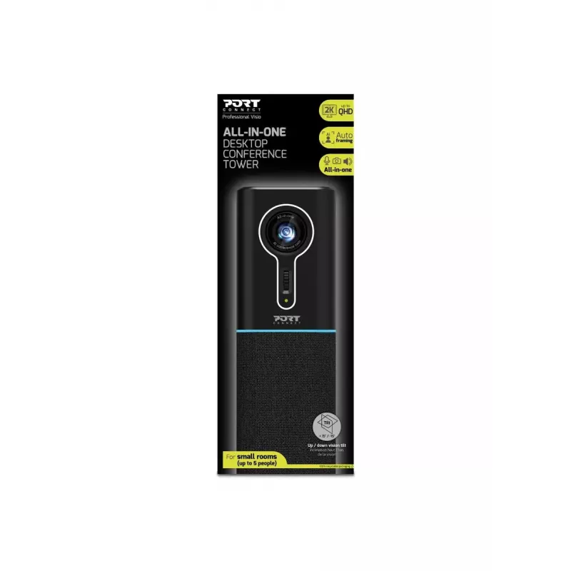 Video konferences kamera Port Designs 902004 3.68 MP 2560 x 1440 60 fps