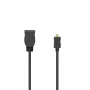 Hama 00205168 HDMI kabelis 0,1 m Micro HDMI (Type D) – Standarta HDMI (Type A) Melns