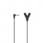 Audio kabelis Hama 00205190 0,2 m 3,5 mm vīrietis uz 2 x 3,5 mm sieviete Melns