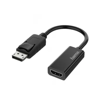 Hama 00200335 video kabeļa adapteris DisplayPort–HDMI melns