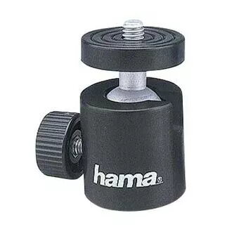 Hama lodveida galva, 30 mm, statīvam, melna