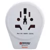 Hama World to Europe USB barošanas adapteris Universāls Balts