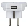 Hama World to Europe USB barošanas adapteris Universāls Balts