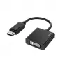 Hama 00200336 video kabeļa adapteris DisplayPort–DVI-I melns